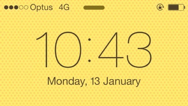 オーストラリア　iPhone5C　4G回線
